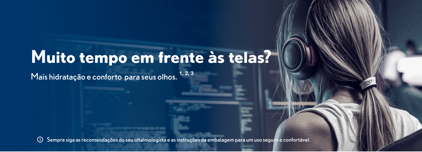 Muito tempo em frente &agrave;s telas